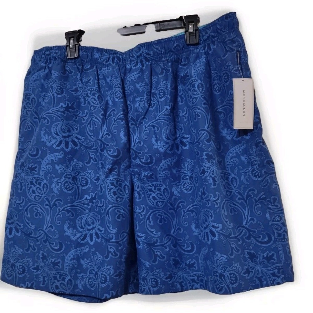 Swimsuit Alex Cannon Blue XXL Swimwear Quick‎ Dry Bathing Suit Swim Shorts New